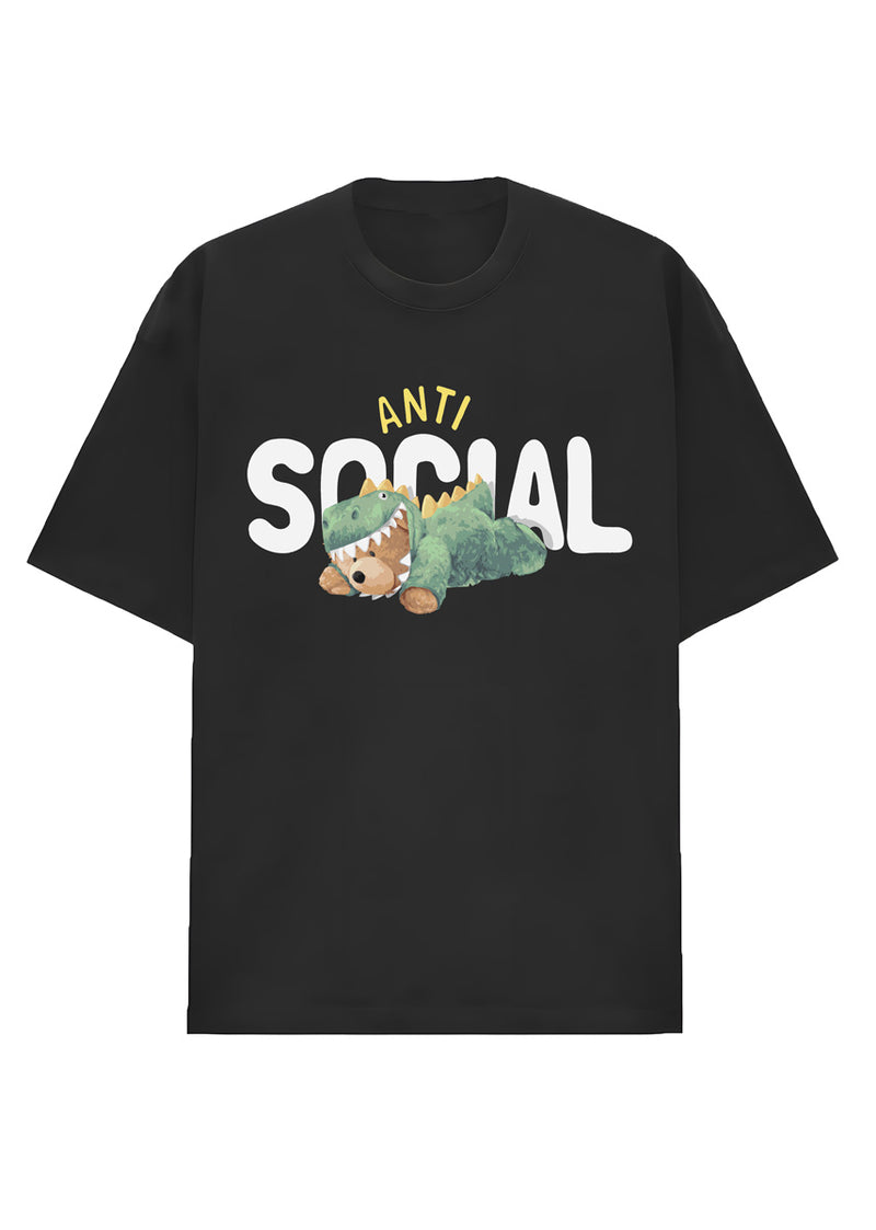 Camiseta Oversized Premium - Anti Social Bear