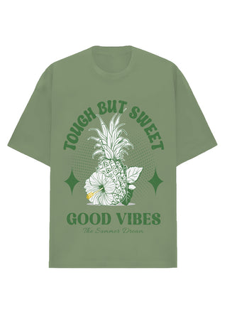 Camiseta Oversized Premium - Applepine Good Vibes