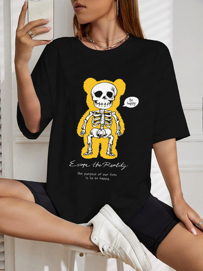 Camiseta Oversized Premium - Be Happy