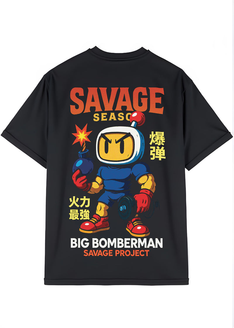 Camiseta Oversized Premium - Big Bomberman