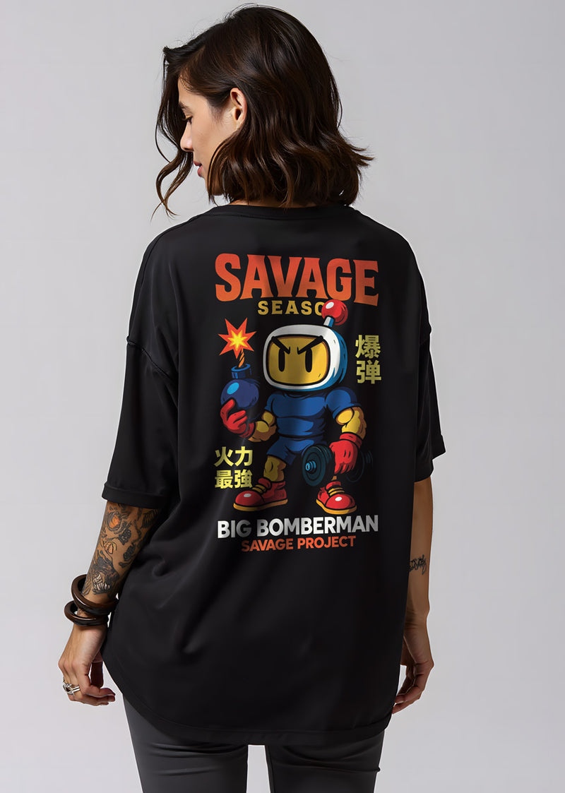 Camiseta Oversized Premium - Big Bomberman