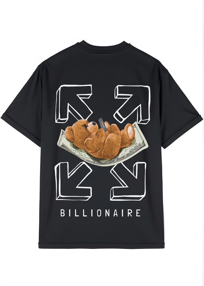 Camiseta Oversized Premium - Billionare Bear