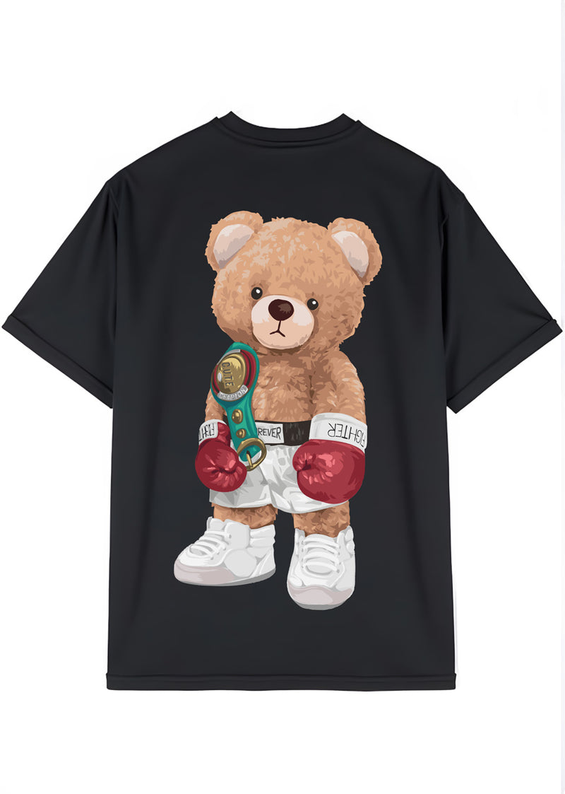 Camiseta Oversized Premium - Boxe Bear