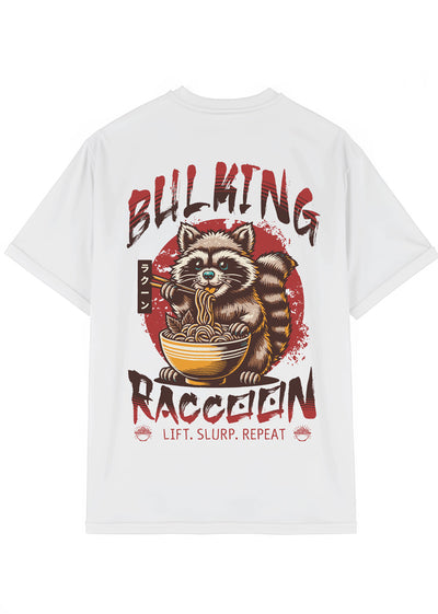 Camiseta Oversized Premium -  Bulking Raccoon