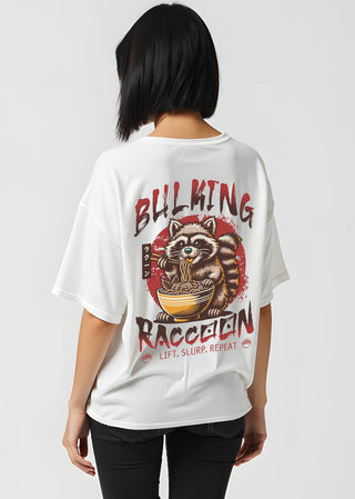 Camiseta Oversized Premium -  Bulking Raccoon