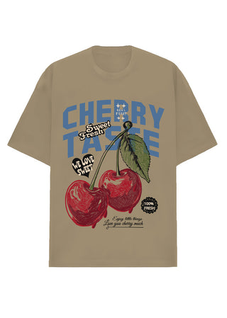 Camiseta Oversized Premium - Cherry Taste