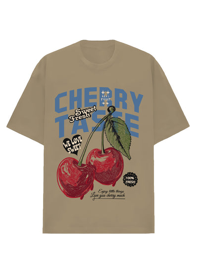 Camiseta Oversized Premium - Cherry Taste