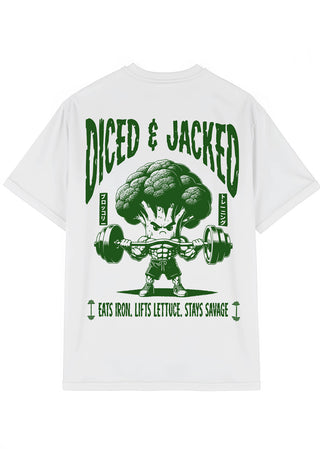 Camiseta Oversized Premium -  Diced & Jacked