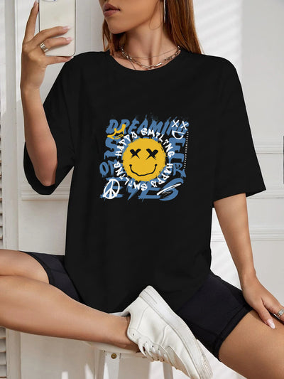 Camiseta Oversized Premium - Dreaming Happy