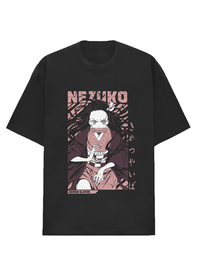 Camiseta Oversized Premium - Flor de Fogo