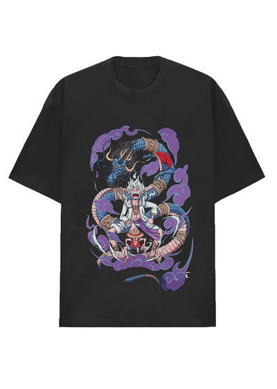 Camiseta Oversized Premium - Gear 5 X Kaido
