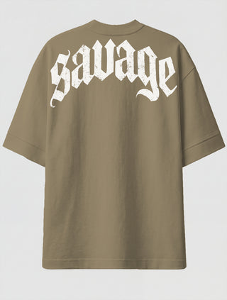 Camiseta Oversized Premium - Gothic Savage