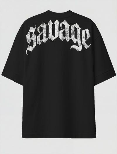 Camiseta Oversized Premium - Gothic Savage