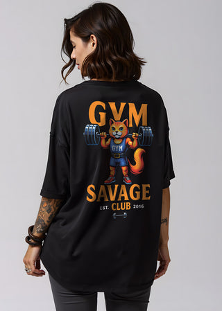 Camiseta Oversized Premium -  Gym Savage Club