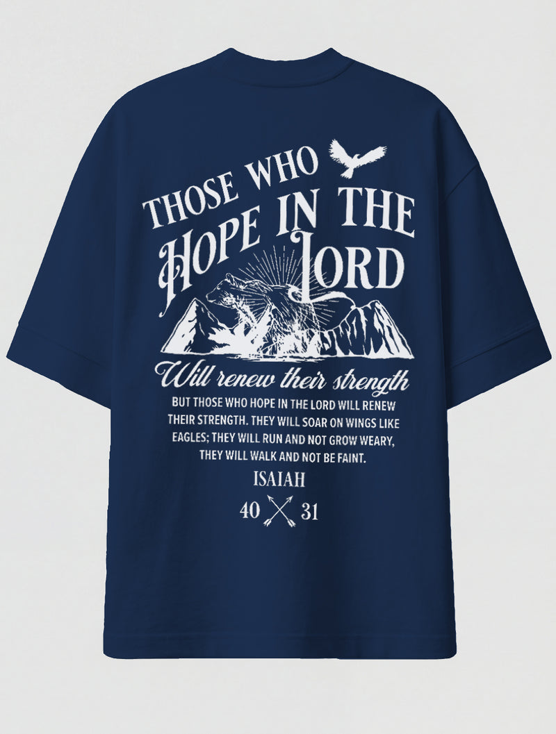 Camiseta Oversized Premium - Hope in the Lord
