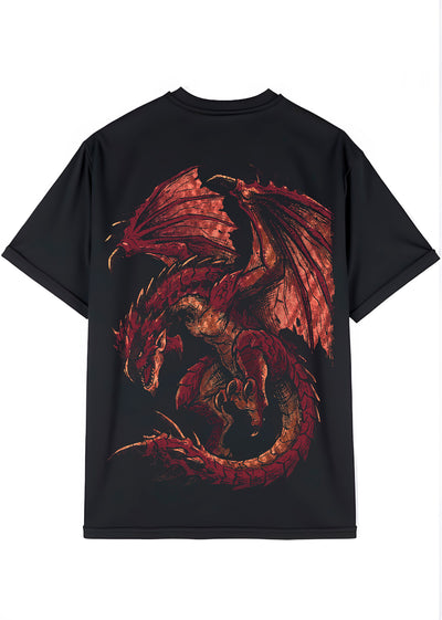 Camiseta Oversized Premium - Hunter Rathalos
