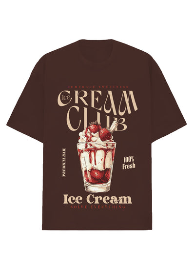 Camiseta Oversized Premium - Ice cream Club