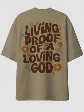 Camiseta Oversized Premium - Living Proof