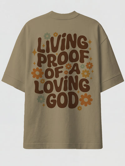 Camiseta Oversized Premium - Living Proof