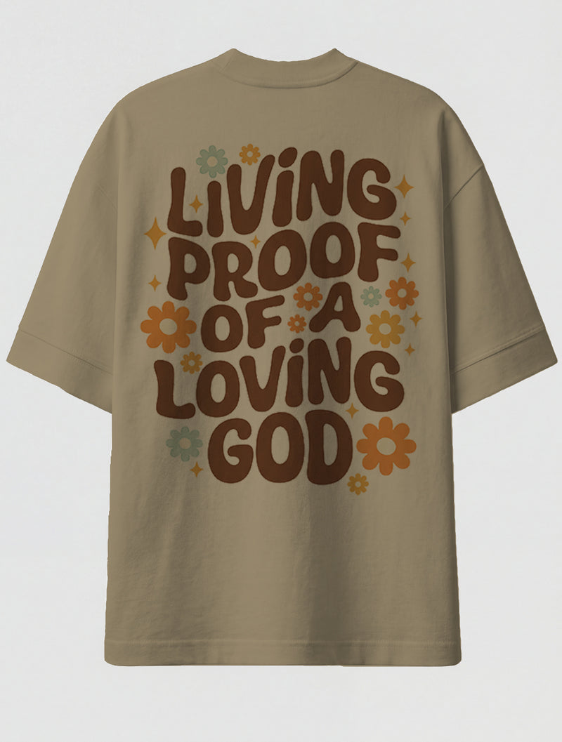 Camiseta Oversized Premium - Living Proof
