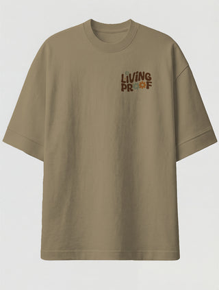 Camiseta Oversized Premium - Living Proof