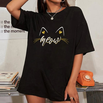 Camiseta Oversized Premium - Meow