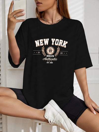 Camiseta Oversized Premium - New York Brklyn