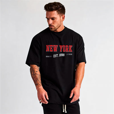 Camiseta Oversized Premium - New York Red