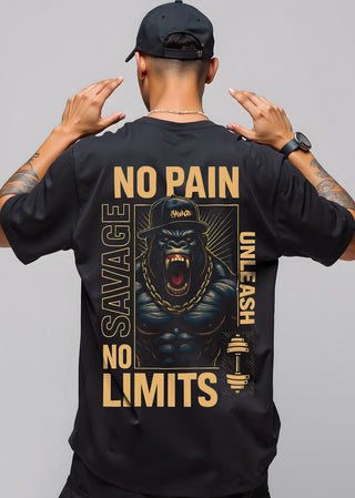 Camiseta Oversized Premium -  No Pain Gorila