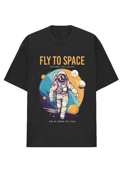 Camiseta Oversized Premium - Fly to Space