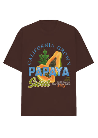 Camiseta Oversized Premium - Papaya California