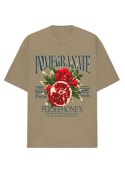 Camiseta Oversized Premium - Pomegranate Organic