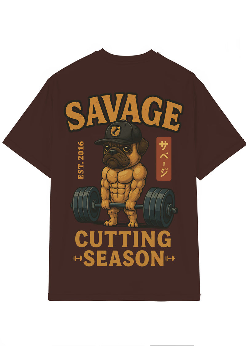 Camiseta Oversized Premium -  Pug Cutting Season