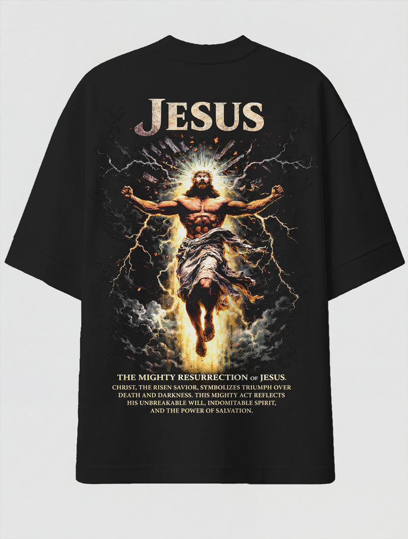 Camiseta Oversized Premium - Resurrection of Jesus