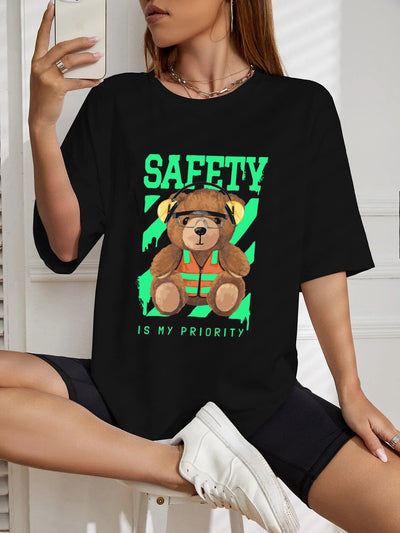 Camiseta Oversized Premium - Safety Bear