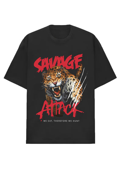 Camiseta Oversized Premium - Savage Attack