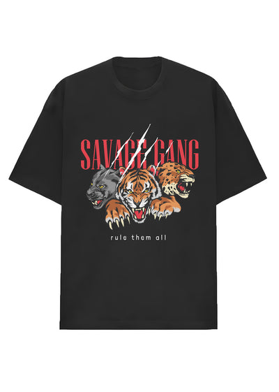 Camiseta Oversized Premium - Savage Gang