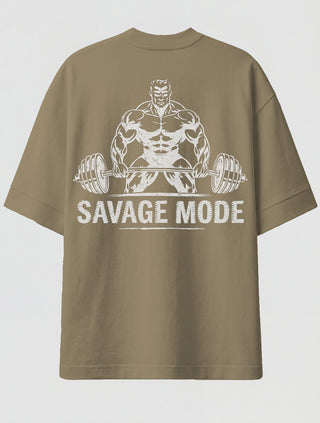 Camiseta Oversized Premium - Savage Mode