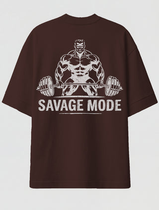 Camiseta Oversized Premium - Savage Mode