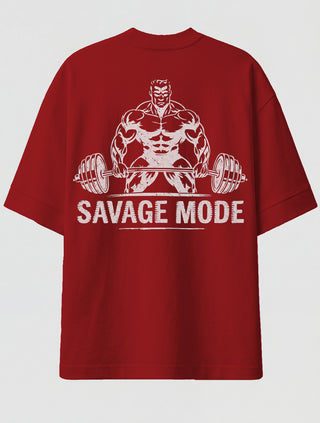 Camiseta Oversized Premium - Savage Mode