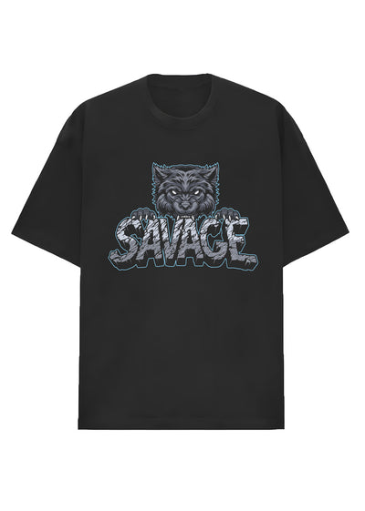 Camiseta Oversized Premium - Savage Wolf