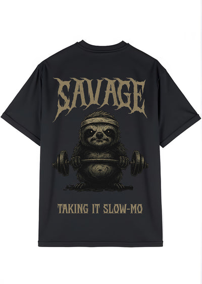 Camiseta Oversized Premium -  Slow-mo Sloth