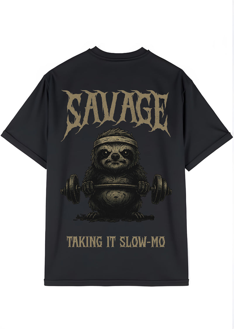 Camiseta Oversized Premium -  Slow-mo Sloth