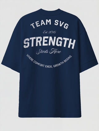 Camiseta Oversized Premium - Strength Starts Here
