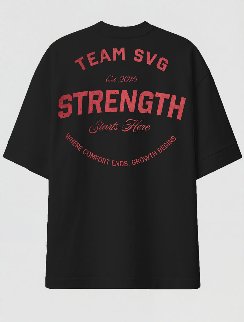 Camiseta Oversized Premium - Strength Starts Here