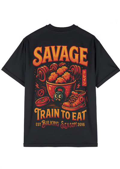 Camiseta Oversized Premium -  Train to Eat