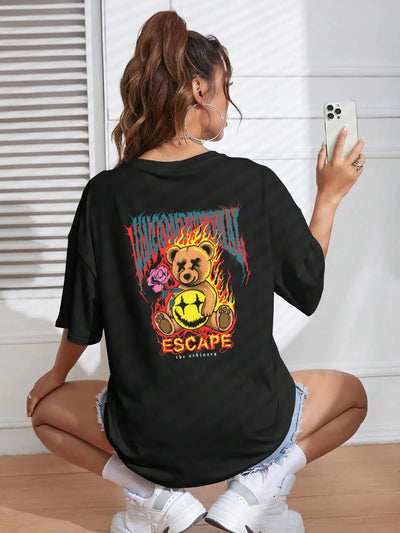 Camiseta Oversized Premium - Unconditional Escape