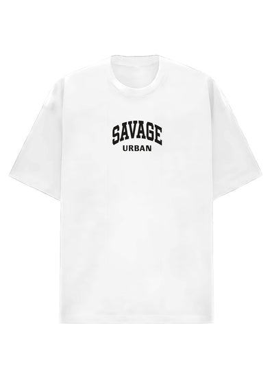 Camiseta Oversized Premium -  Urban Savage Branca