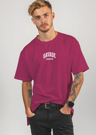 Camiseta Oversized Premium -  Urban Savage Rosa