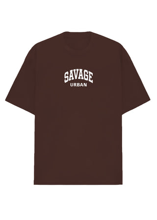 Camiseta Oversized Premium -  Urban Savage Marrom